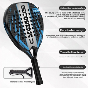 Fexon 2025 <span class=keywords><strong>Racchetta</strong></span> da <span class=keywords><strong>Padel</strong></span> Professionale Personalizzata OEM di Alta Qualità, Prodotta in Cina, 460mm 350g - Product Image 3