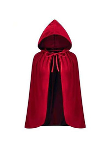 Disfraz <span class=keywords><strong>de</strong></span> <span class=keywords><strong>Caperucita</strong></span> <span class=keywords><strong>Roja</strong></span> <span class=keywords><strong>de</strong></span> Anime Europeo y Americano, <span class=keywords><strong>Capa</strong></span> con Capucha y Encaje Rojo para Fiestas y Representaciones Escénicas - Product Image 6