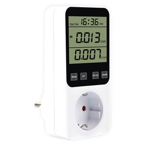 Neuer Digitaler Stromzähler mit LCD-Anzeige, Wattmeter-Steckdose zur Überwachung von Wattzahl und kWh-Verbrauch, EU/FR/US/UK/AU/BR-Stecker, Stromverbrauchsmesser - Product Image 2