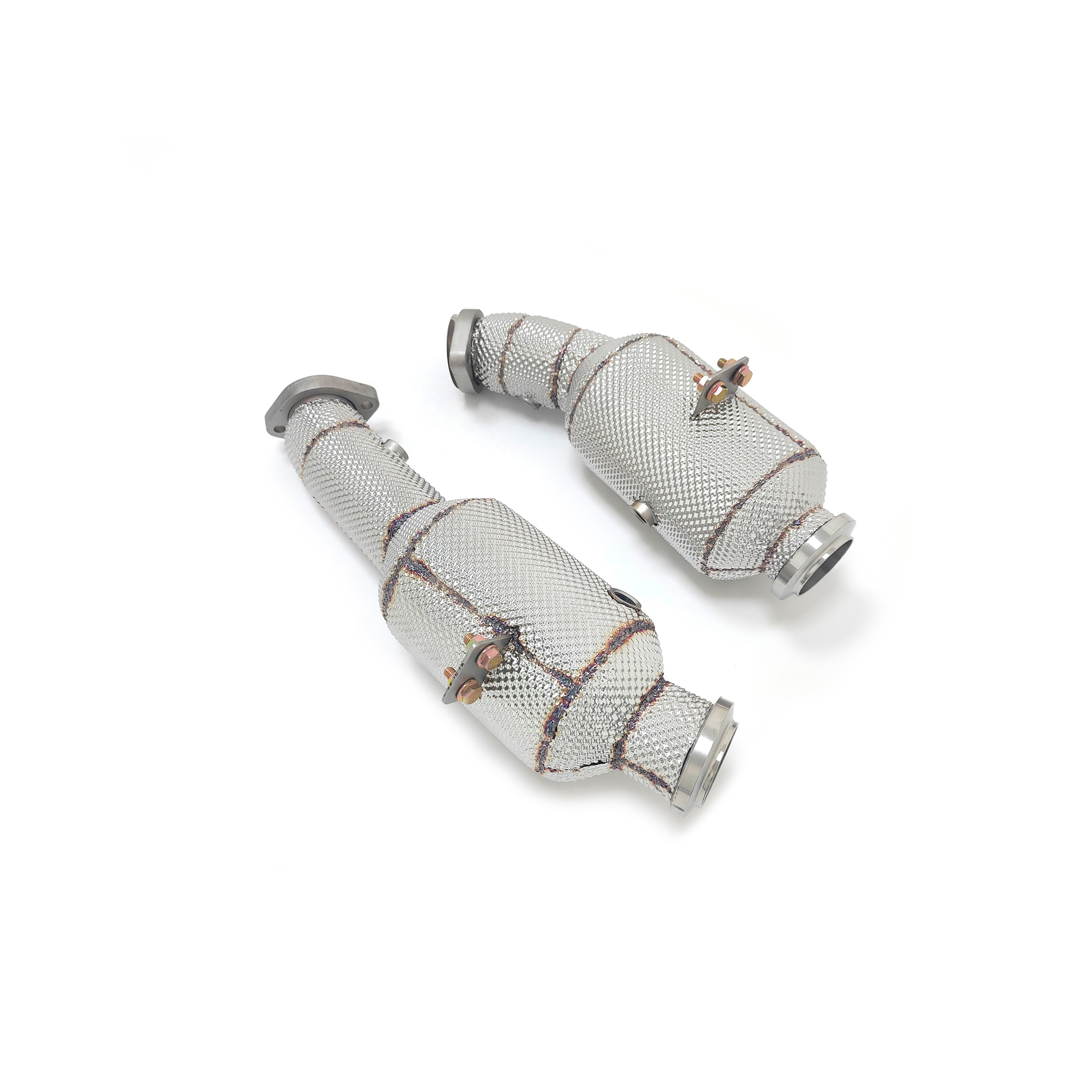 カーディフCI4＋C2000SS CSZ Exhaust Sport Cat Downpipes for Mercedes-Benz AMG