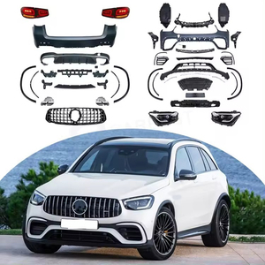 CARBEST <span class=keywords><strong>Prix</strong></span> d'usine Kit carrosserie de mise à niveau pour <span class=keywords><strong>Mercedes</strong></span>-Benz <span class=keywords><strong>GLC</strong></span> CLASS X253 2016-2019 vers GLC63 AMG 2021 - Product Image 2