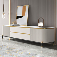 Meubles modernes en ardoise de meuble TV, de luxe italien moderne, combinaison de table basse, de base, ensemble de meubles nordiques de maison