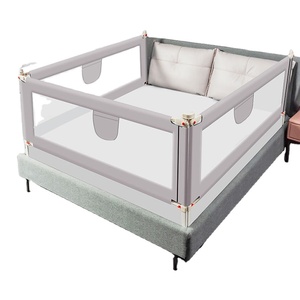 Hàng Rào Bảo Vệ Cạnh Giường Em Bé Có Thể Điều Chỉnh Tháo Rời Tùy Chỉnh Từ Nhà Máy Thanh Chắn An Toàn Cho Giấc Ngủ Trẻ Sơ Sinh - Product Image 1