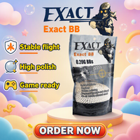 Peluru BB Plastik ABS Berkualitas Terbaik EX-0.20G 0.20g dalam Kantong untuk Permainan Mainan