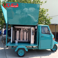 Mini Tap Trucks Électrique Mobile Bar Tricycle Bière Voiture Vintage Vin Champagne Vending Carts Tuk Tuk Van pour la Fête de Mariage
