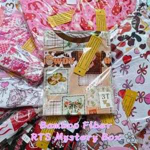 Zhengpai RTS Ensemble de short pour enfants Vêtements Boîte mystère Fibre de bambou Lot de tenues d'été à impression aléatoire - Product Image 1