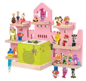 Estante para Figuras Tonie de Madera con Certificación FSC y BSCI - para hasta 32 Figuras Tonie (Magnéticas) - Diseño de Autobús para Niños y Niñas - Estante Independiente o Colgante - Product Image 6