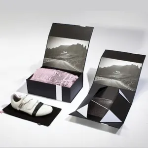 Logo personalizzato abbigliamento di lusso imballaggio in cartone coperchio rimovibile e basato 2 pezzi scatole rigide