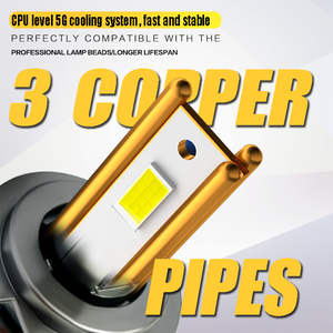 หลอดไฟหน้ารถยนต์ LED ราคาดี 240W 100W ความสว่าง 30000LM รุ่น H4 H7 H11 9005 9006  Canbus - Product Image 3