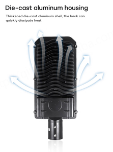 ไฟถนน LED 200W IP67สำหรับใช้ในสวนและกลางแจ้งผลิตจากโรงงานจีน - Product Image 3