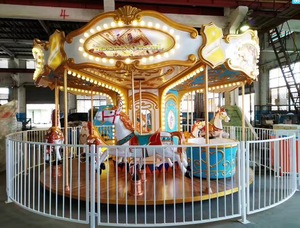 Parque de Atracciones al aire libre, parque de diversiones de 12 canchas de <span class=keywords><strong>palacio</strong></span> sin techo, precio de fábrica, Carnaval de lujo, juego redondo Merry en venta - Product Image 2