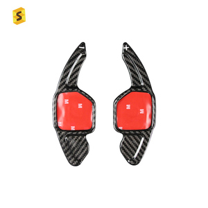 ES Prezzo di Fabbrica Interni Auto Per <span class=keywords><strong>Audi</strong></span> A3 S3 A4 S5 A5 A6 A7 Q3 A8 S6 Q5 Q7 TT volante In Fibra di carbonio Pomello Del Cambio Paddle - Product Image 1