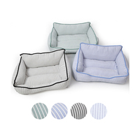 Vente en gros OEM portable extérieur panier de lit pour chien petit matelas souple pliant pour chat avec oreiller amovible respirant boîte personnalisée