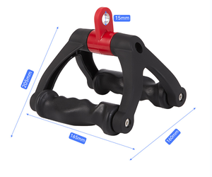 Barra de accesorios para gimnasio en casa, cable de doble agarre, mango en V para ejercicio, manijas ergonómicas con hebilla para montañismo - Product Image 3
