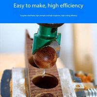 Sferische houtbewerkingsgereedschap kralen balfrees 10MM schacht dia TCT hardmetaalfrees ebbenhout handgemaakt cadeau Boeddha kraal router