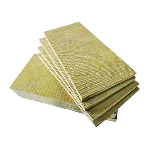 Vente directe usine – Panneau de laine de roche carré 120 kg/m² à faible émission de poussière pour isolation phonique de cuisines et entrepôts - Product Image 1