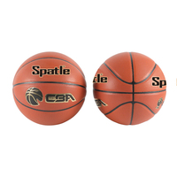 Ballon de basketball Spatle personnalisé en PVC, tailles 3, 5, 6, 7 – Ballon de jeu et d'entraînement durable pour enfants, jeunes et adultes