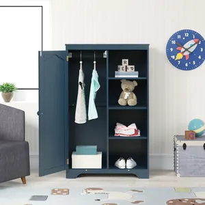 Armoire pour enfants Armoire avec <span class=keywords><strong>porte</strong></span> et étagères Armoire pour enfants Armoire à vêtements - Product Image 4