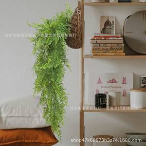Hiedras Artificiales Colgantes de 80cm, Decoración de Plástico para Pared y Techo, Accesorios para Bodas y Hogar - Product Image 2