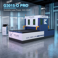 Máquina de corte láser de fibra combinada Han's Laser CE ISO de cama plana de acero inoxidable CNC para metal, con cabina cerrada, precio para Europa