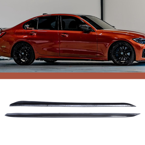 สเกิร์ตข้างคาร์บอนไฟเบอร์แท้สำหรับรถยนต์ซีรีส์ 3 รุ่น G20 - Product Image 1