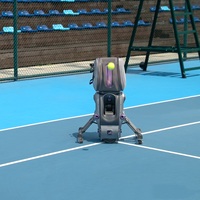 Nouveau Système d'Entraînement IA Portable : Machine à Balle de Tennis Robotisée à Vision IA pour l'Entraînement et le Lancement