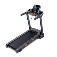 Tapis de course pliable intelligent pour la maison avec support tablette, équipement d'exercice multifonctionnel et silencieux pour intérieur