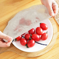 Couverture alimentaire jetable compostable biodégradable Emballage en plastique élastique étanche à l'humidité Processus de moulage par soufflage souple
