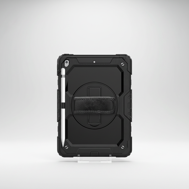Rugged Kickstand Hand Strap Silicon PC Tablet Case Anti Drop Protective for Amazo Kindle Fire Hd10 10.1Inch 2019