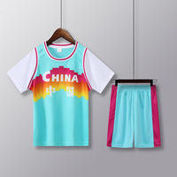 Maillot de basket-Ball respirant pour enfants, nouveau produit personnalisé de haute qualité, ensembles de balles de sport d'entraînement d'été pour enfants, 2023