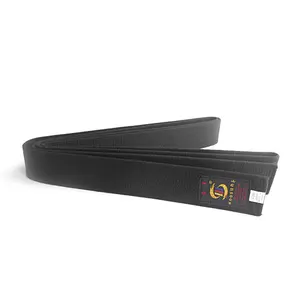 حزام وو سونغ من القطن عالي الجودة أسود اللون طوله 5 سم للجنسين ومخصص للفنون العسكرية