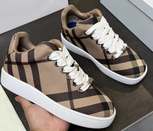 High Quality Men's <b>Court</b> Sneakers <b>Suede</b> Upper Casual <b>Shoes</b> Genuine Leather Midsole PVC Outsole Cushioning Fashionable - Product Image 1