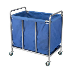 <span class=keywords><strong>Chariot</strong></span> médical portable pour pansements, mobilier <span class=keywords><strong>hospitalier</strong></span>, <span class=keywords><strong>chariot</strong></span> à <span class=keywords><strong>linge</strong></span> solide pour pansements sales, construction métallique durable - Product Image 4