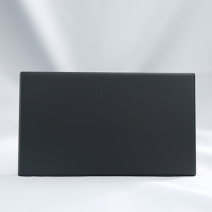 Plaque murale en plastique durable noire 86mm*146mm, personnalisée en usine, plaque vierge 2 gang - Product Image 3