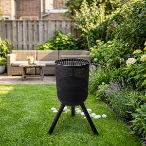 2026 Hot Sale Multifunctional Garden Real <strong>Fireplace</strong> <strong>Log</strong> Black Carbon Steel Outdoor Fire <strong>Baskets</strong> - Product Image 1