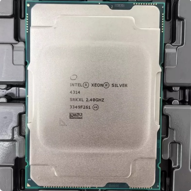 For Xeon Silver 4314 Server Processor 16 Cores 3.4 GHz Turbo 24M Cache LGA4189 for Scalable Enterprise Workloads