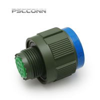 Connecteur d'alimentation industriel circulaire série PSCCONN GJB599, prise et fiche aviation 5A-33A 400V, boîtier en alliage d'aluminium
