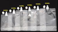 5L eau liquide étanche à l'humidité poche bec buse Mylar papier d'aluminium 7L bec buse 3L jus gelée boisson vin emballage sac