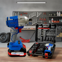 Perceuse à percussion sans fil portable multi-outils à moteur sans balais 60 N.m de couple, 13 mm, pour la construction - Vente en gros Chine