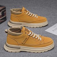 Nouvelles Bottes de Travail Unisexe Automne 2026 – Chaussures Basses Rétro Sport et Loisirs en Cuir Microfibre avec Semelle Intermédiaire en PU et Caoutchouc