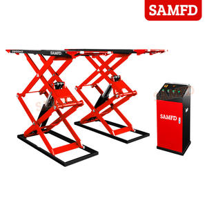 <span class=keywords><strong>Lift</strong></span> Gunting Horizontal Hidrolik Elektrik 3.5T untuk Garasi, <span class=keywords><strong>Lift</strong></span> Mobil Rendah 220/380V 2.2kW dengan Layar Digital - Product Image 3