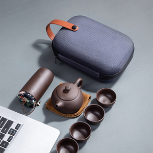 Service à thé de voyage en céramique haute Portable violet sable tasse rapide ouverture de l'entreprise événements d'affaires Souvenirs de mariage utilisation de café classique - Product Image 5