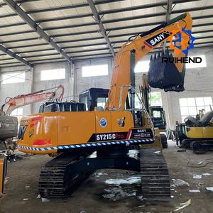 Excavatrice sur chenilles hydraulique Sany Sy215c d'occasion, modèle 2024, origine Chine, moteur 21 tonnes, capacité de la benne de 1,1 m³ - Product Image 2