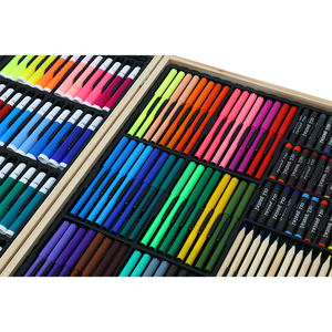 Art Supply 251Piece-Premium Mega Holzkiste Art Set Mal-und Zeichenset, das alle zusätzlichen Vorräte enthält - Product Image 4