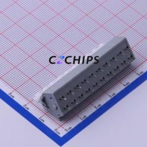 KF243-5.0-10P Spring Terminal Block Through hole Component (THT),P=5mm Connector 5mm 10P 10 17A - Product Image 2