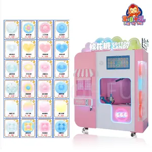 Máquina expendedora automática de dulces de algodón, comercial, personalizada, fábrica de China