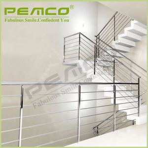 Balustrade de <span class=keywords><strong>terrasse</strong></span> intérieure et extérieure sur mesure en acier inoxydable 304, garde-corps tubulaire pour balcon - Product Image 4