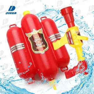 Water Toys Super Water Soaker Pretend Play Fire Fighting Water Gun Backpack for Kids Summer Outdoor Beach Sand Swimming