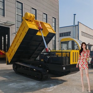 2024 500kg Wheelbarrow Mini <b>Dumper</b> Small <b>Track</b> <b>Dumper</b> Mini With Hydraulic Skid Steer Loader - Product Image 6