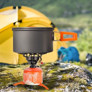 Pieghevole campeggio esterno escursionismo cottura serbatoio di <span class=keywords><strong>Gas</strong></span> <span class=keywords><strong>fornello</strong></span> Stand cottura serbatoio di <span class=keywords><strong>Gas</strong></span> scatola metallica treppiede stabilizzatore di carburante per campeggio - Product Image 6